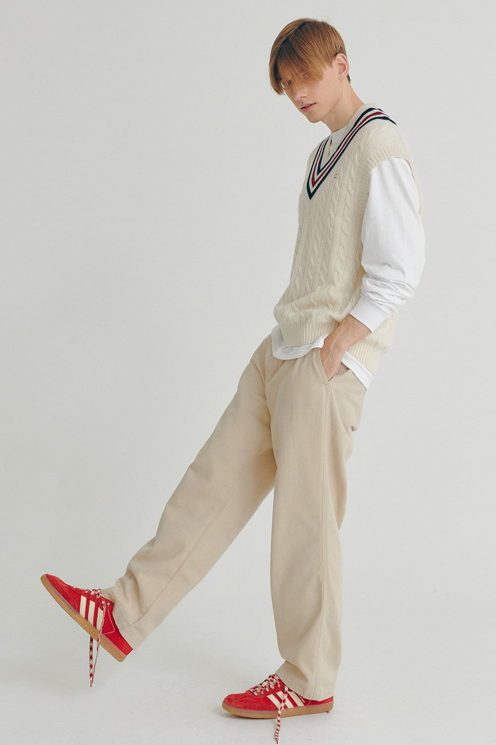 Chino Pants Men - Beige