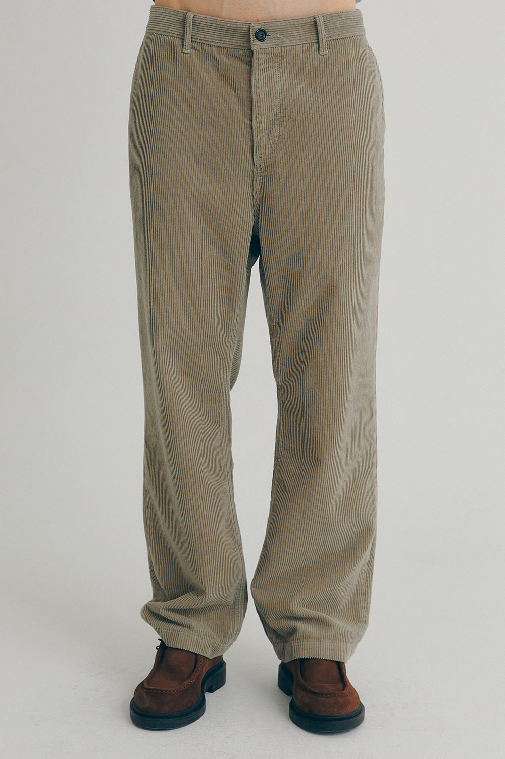 Corduroy Pants Men - Khaki