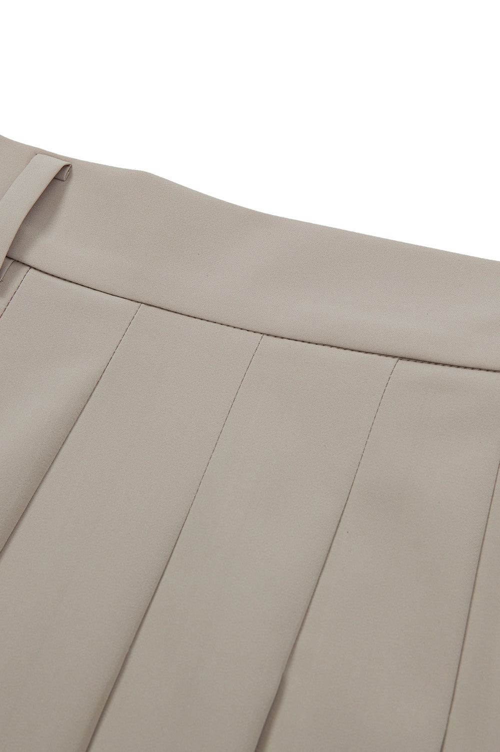 Pleated Skirt - Beige