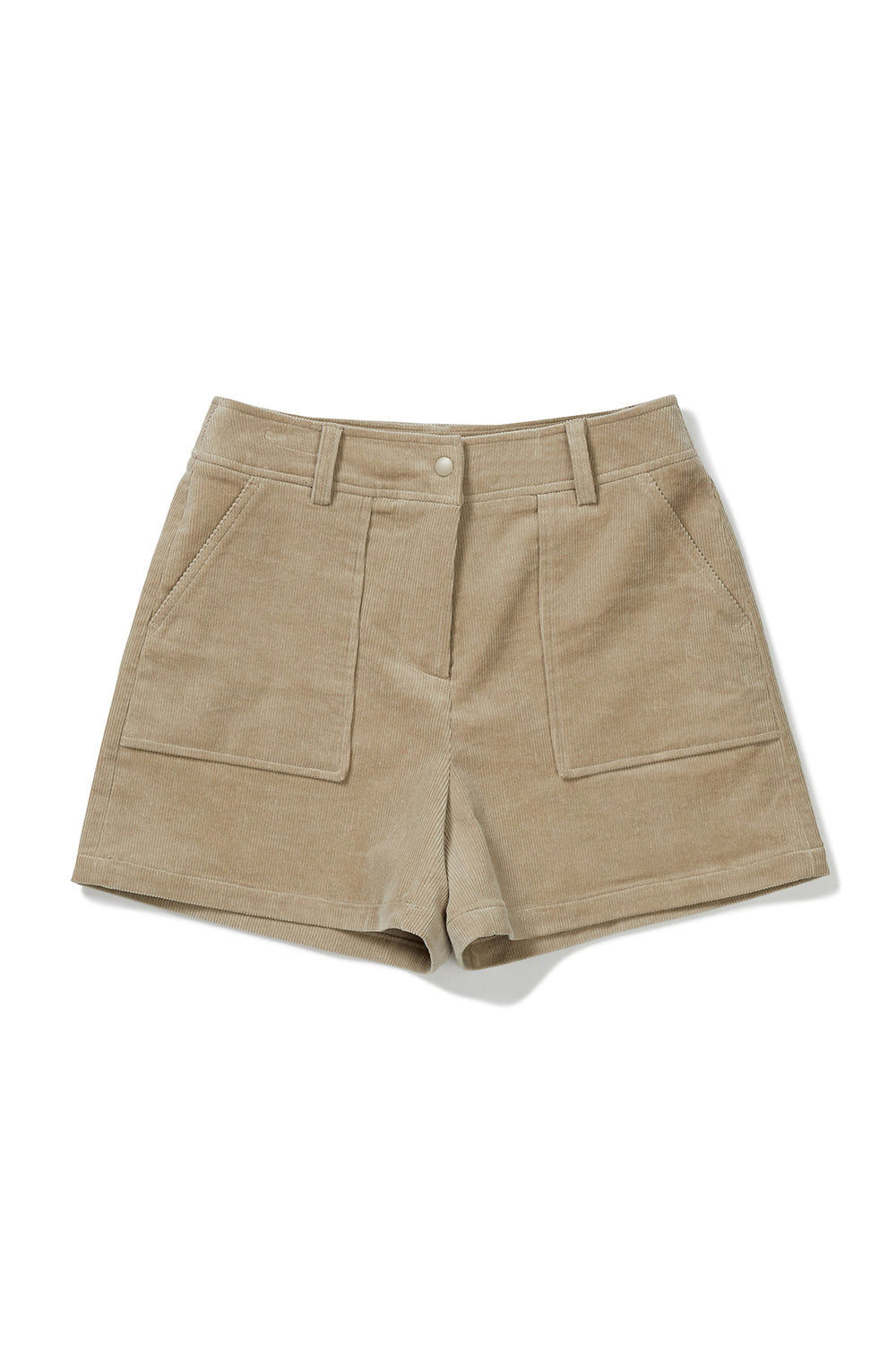 Corduroy Shorts - Beige