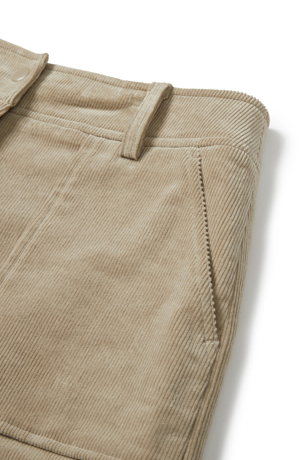 Corduroy Shorts - Beige