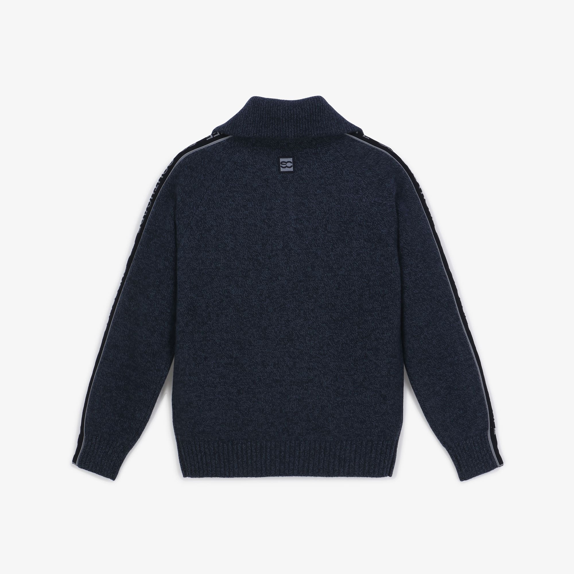 Men's Cashmere Logo Sleeve Pullover