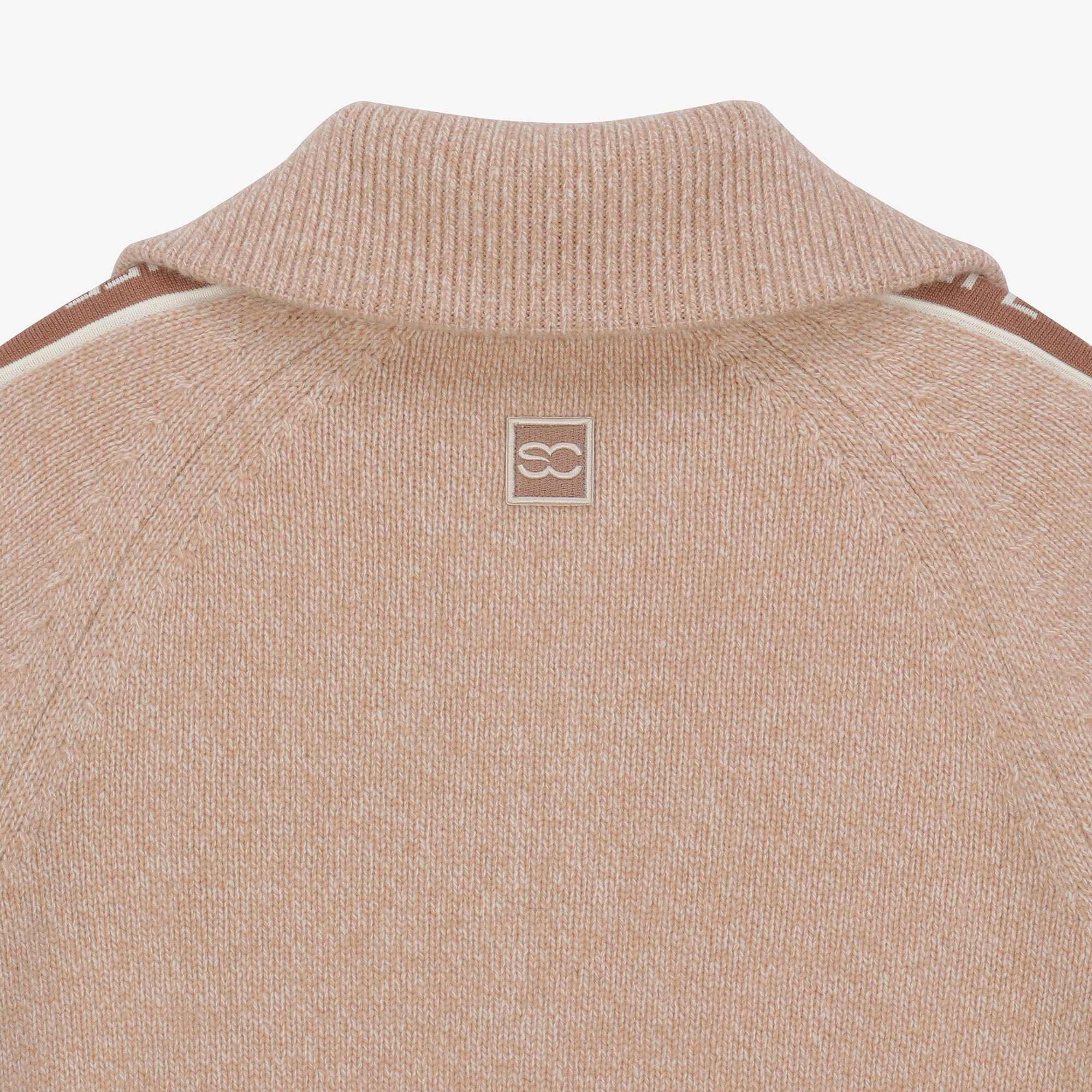 Men's Cashmere Logo Sleeve Pullover