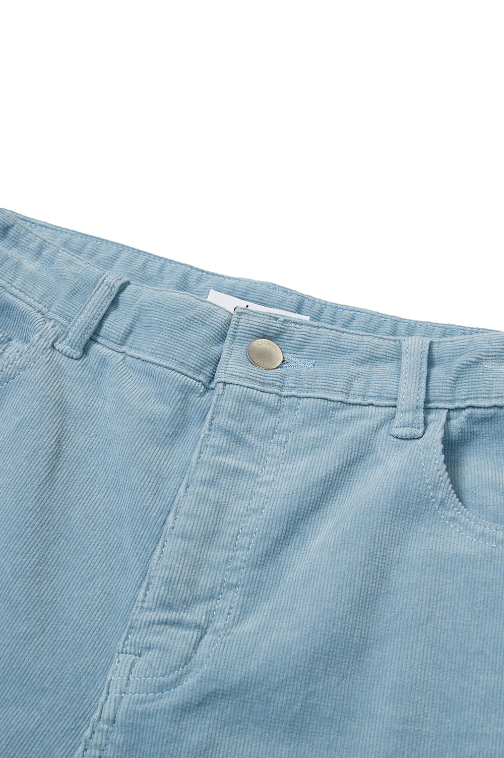 Corduroy Pants Women - Sky Blue