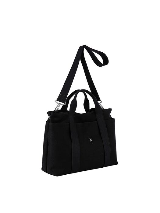 Stacey Daytrip Tote Canvas M Bag - Black