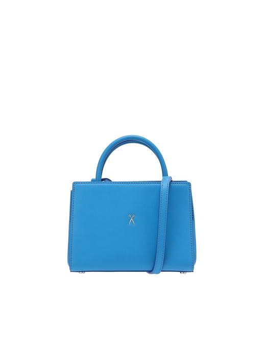 Lucky Pleats Tote Bag S - Hockney Blue