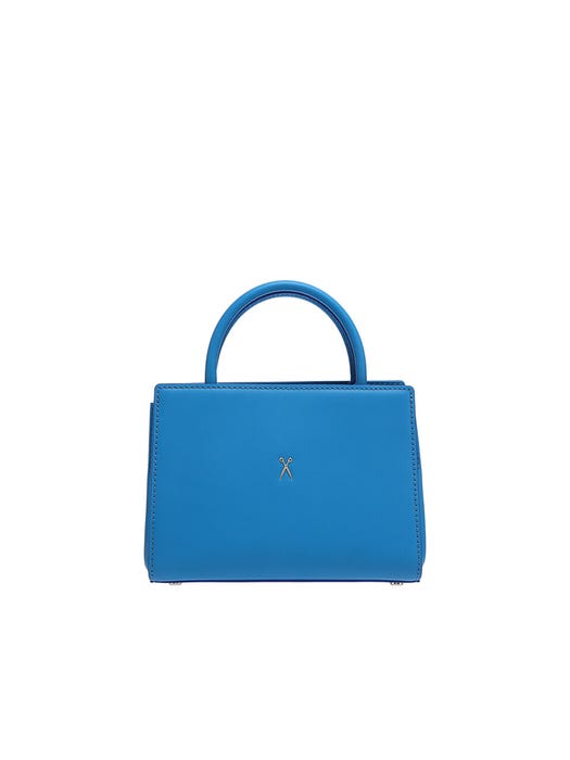 Lucky Pleats Tote Bag S - Hockney Blue