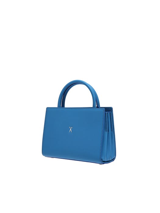 Lucky Pleats Tote Bag S - Hockney Blue