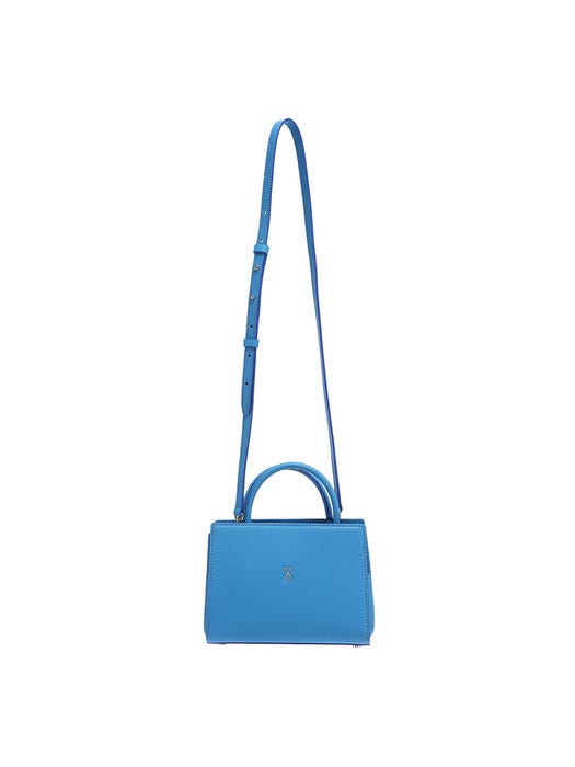 Lucky Pleats Tote Bag S - Hockney Blue