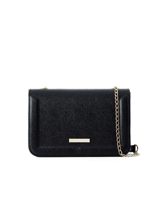 Camellia Cross Bag - Black