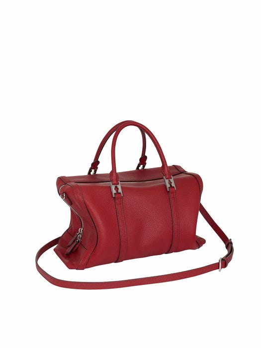 One-Eleven Boston Bag S - Deep Red
