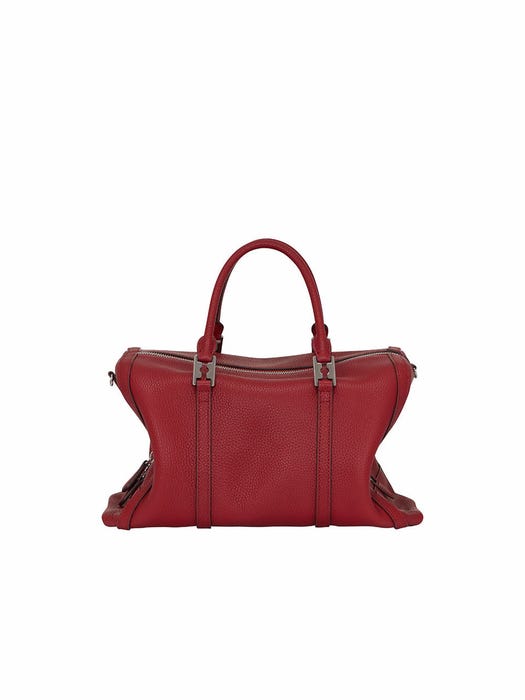 One-Eleven Boston Bag S - Deep Red