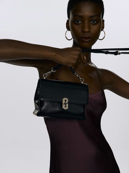 Toque Baguette Mini Crossbody Bag