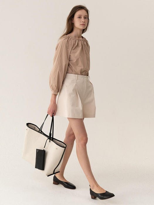 Essential Leather-Trimmed Canvas Tote Bag