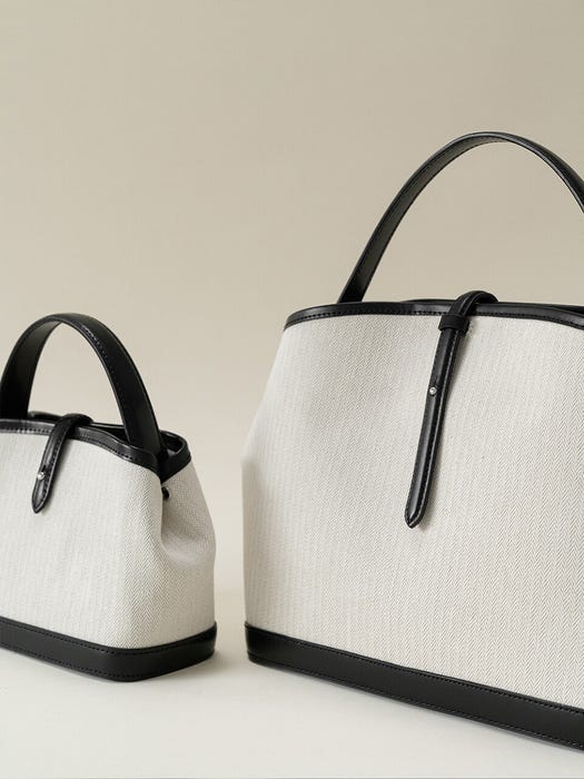 The Row Leather-trimmed Park Tote