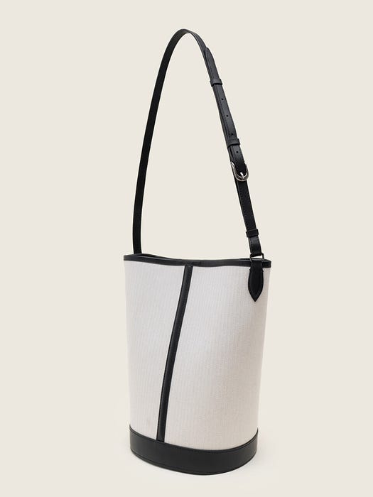 Canvas Bucket Crossbody Bag