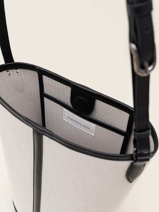 Canvas Bucket Crossbody Bag