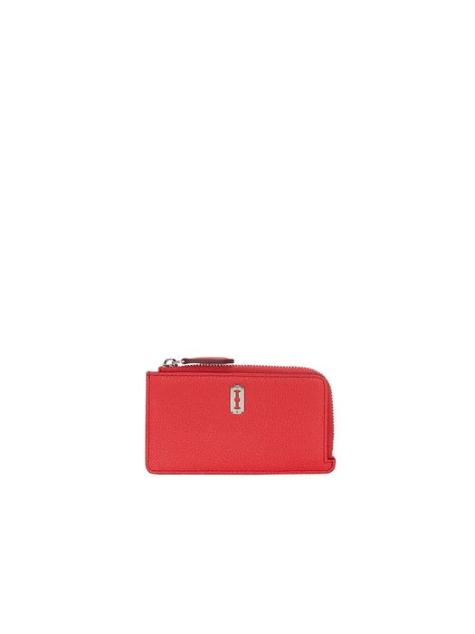 Magpie Zipper Card Wallet Sunset Red
