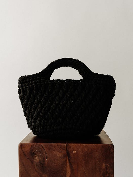 Hand-made Knitted Tote Bag