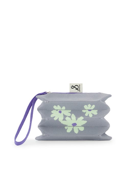 Lucky Pleats Pouch S Daisy