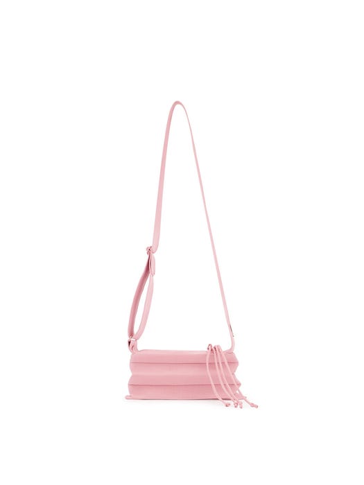 Lucky Pleats Knit Bag Cross S