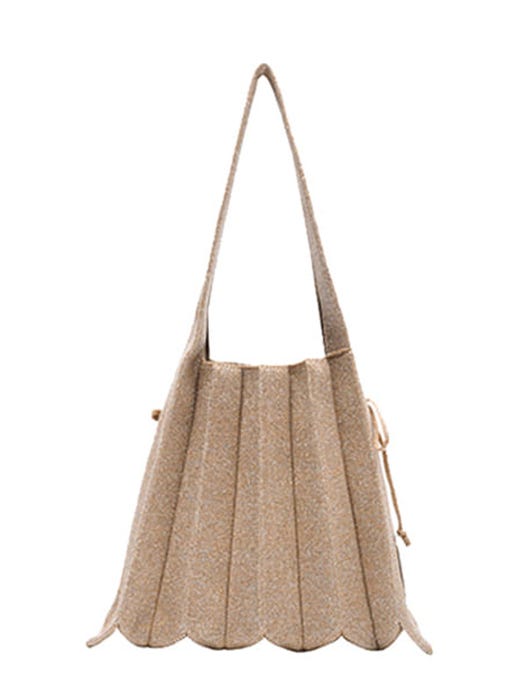 Lucky Pleats Knit Bag S Starry