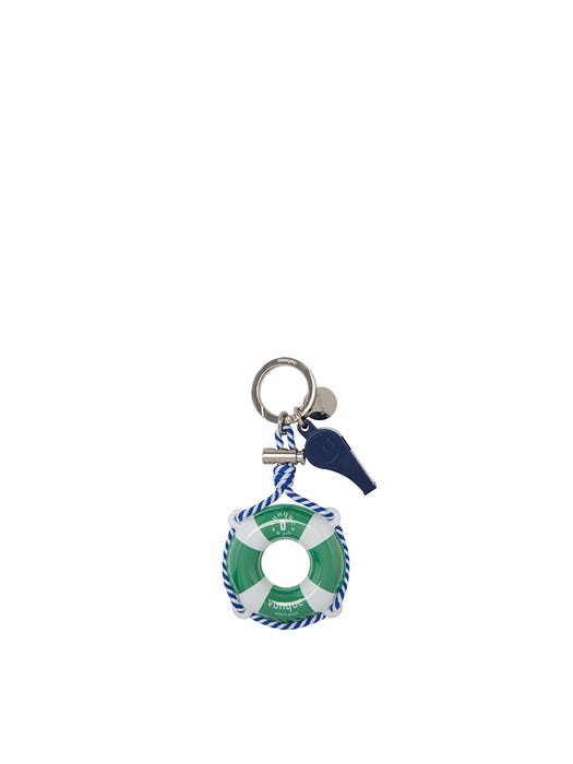 Lifesaver Charm Keyring - Green