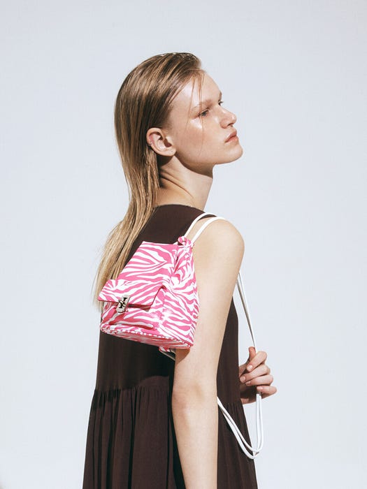 Perfec Phoce Drawstring Piccolo Bag - Pink
