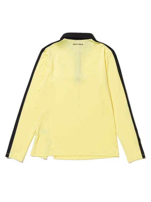 Sleeve Color Long Sleeve Shirt - Light Yellow