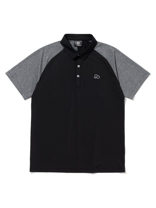 Back Logo Short Sleeve Shirt - Melange Grey