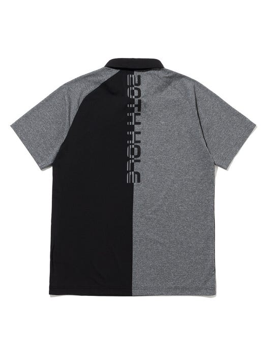 Back Logo Short Sleeve Shirt - Melange Grey
