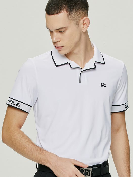Sleeve Yoko Logo Short Sleeve Shirt - White