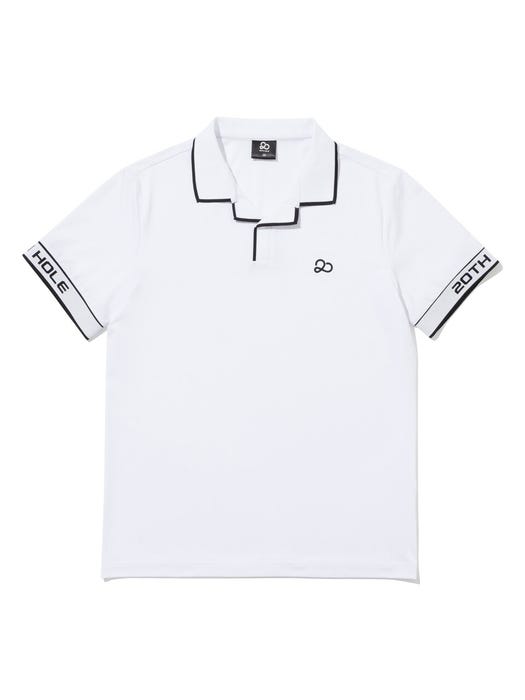 Sleeve Yoko Logo Short Sleeve Shirt - White