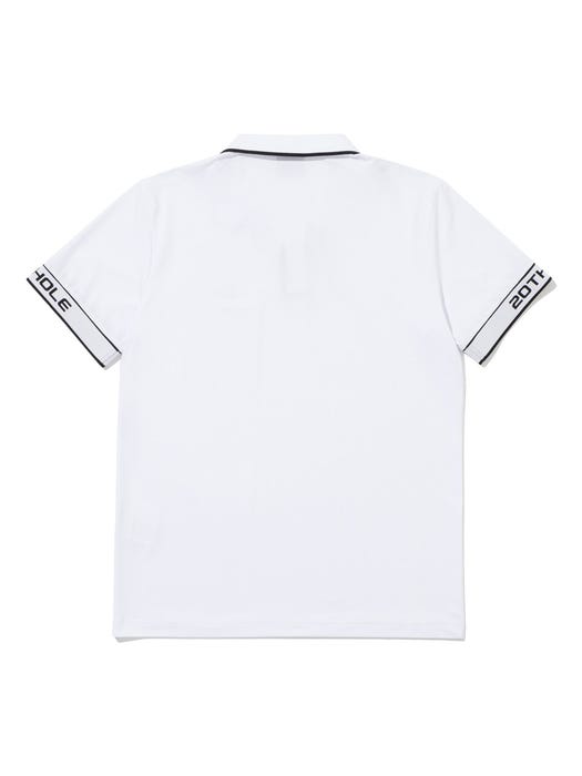 Sleeve Yoko Logo Short Sleeve Shirt - White