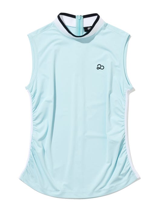 Shirring Point Sleeveless Top - Mint