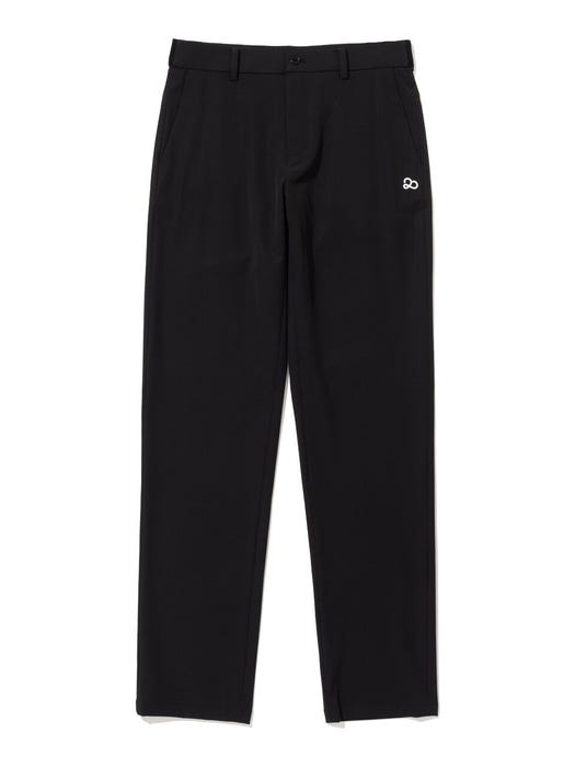 Banding Point Basic Pants - Black