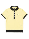 Yoko Cropped Short Sleeve Shirt - Light Yellow