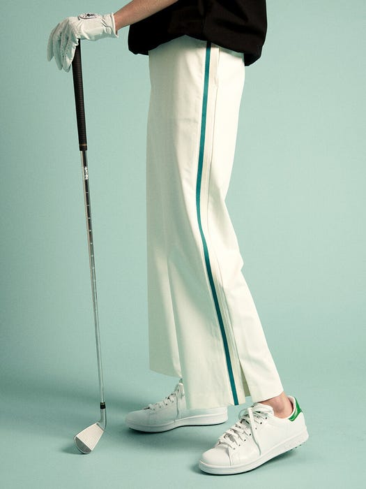 Signature Line Track Pants - Off White
