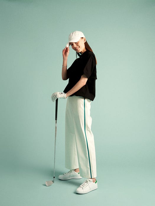 Signature Line Track Pants - Off White