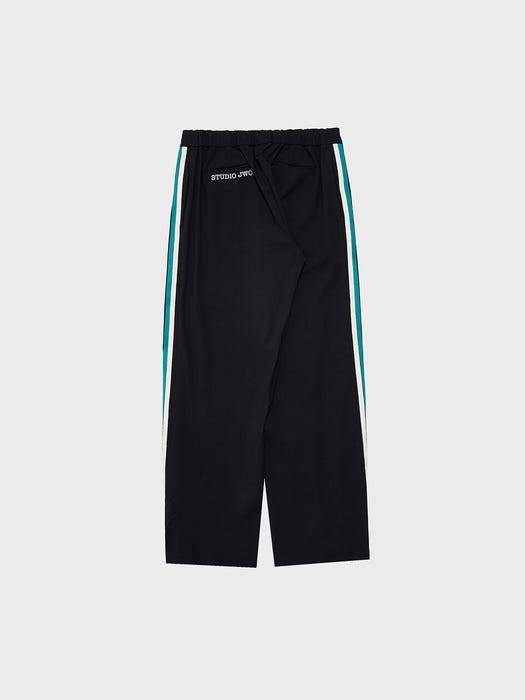 Signature Line Track Pants - Deep Black