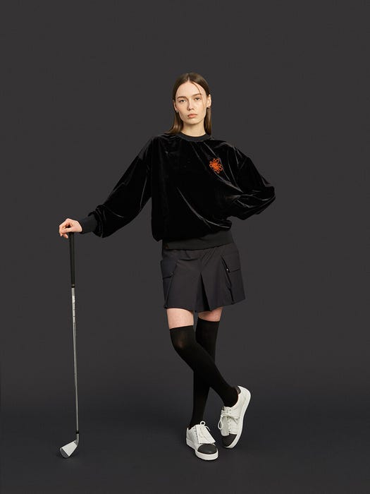 Performance Cargo Skirt - Deep Black