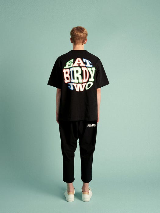 Eat Birdy T-Shirt - Deep Black