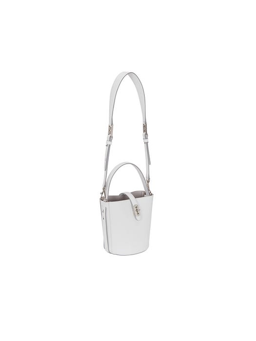 Razor Puzzle Leather Strap - White