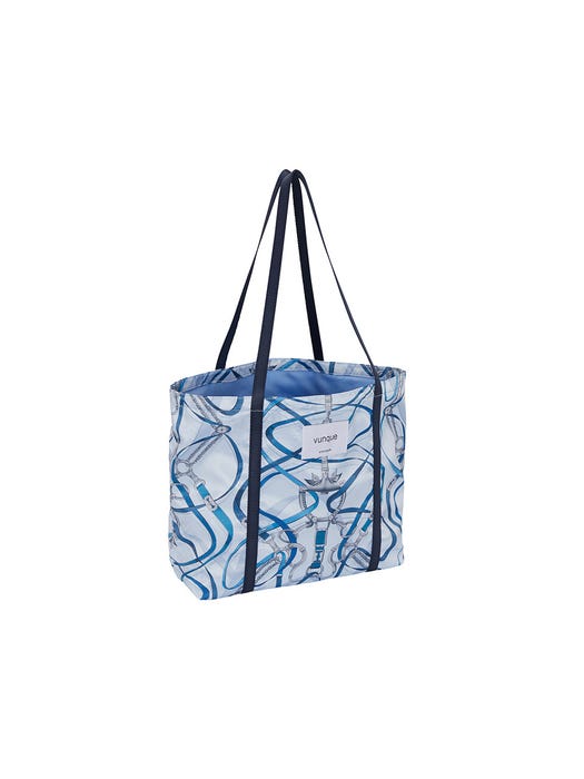 Hey Pilota Scarf Shopper Shoulder Bag - Blue