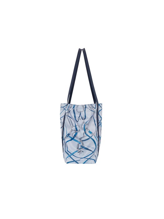 Hey Pilota Scarf Shopper Shoulder Bag - Blue