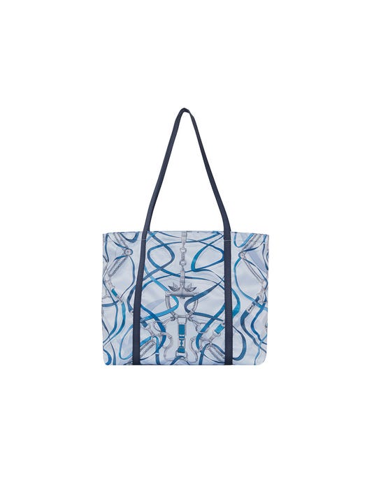 Hey Pilota Scarf Shopper Shoulder Bag - Blue