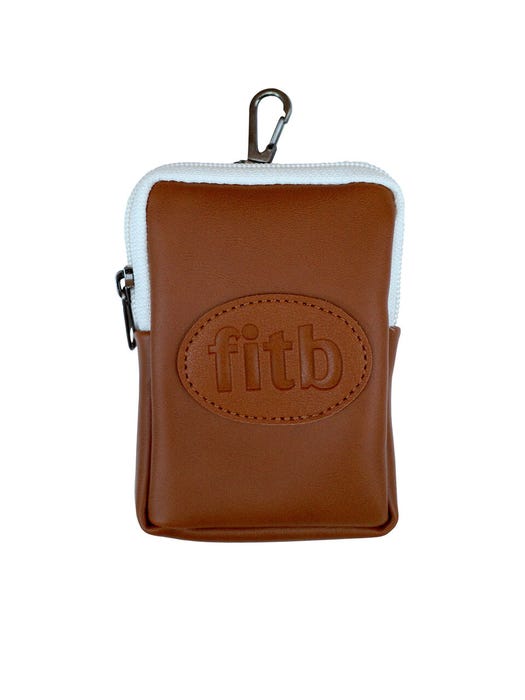 Logo Pocket Pouch - Brown
