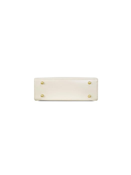 Harp-half Shoulder Bag - Cream