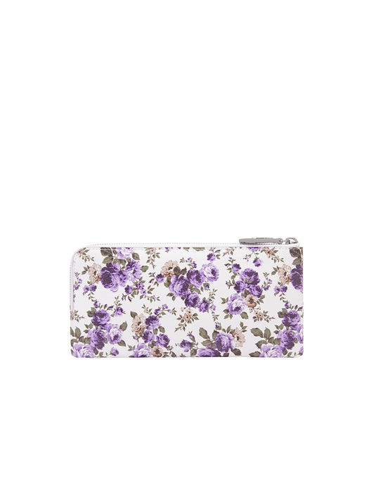Magpie Slim Zipper Pouch - Off White
