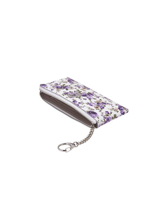 Magpie Slim Zipper Pouch - Off White